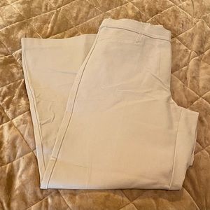 Classy pull on Khaki wide leg pants. 12P